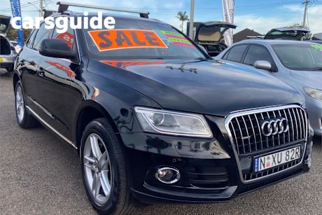 Black 2014 Audi Q5 Wagon 3.0 TDI Quattro