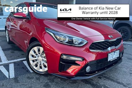 Red 2021 Kia Cerato Sedan S