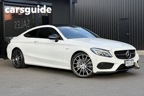 White 2017 Mercedes-Benz C43 Coupe