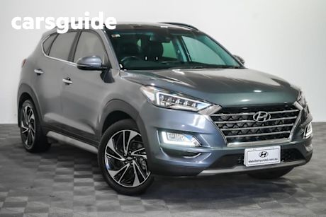 Grey 2019 Hyundai Tucson Wagon Highlander (awd) Black INT