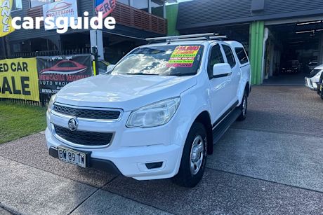White 2013 Holden Colorado Crew Cab Pickup LX (4X4)
