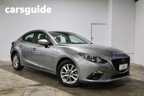 Silver 2014 Mazda 3 Sedan Maxx