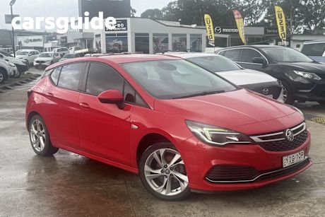 Red 2017 Holden Astra Hatchback RS