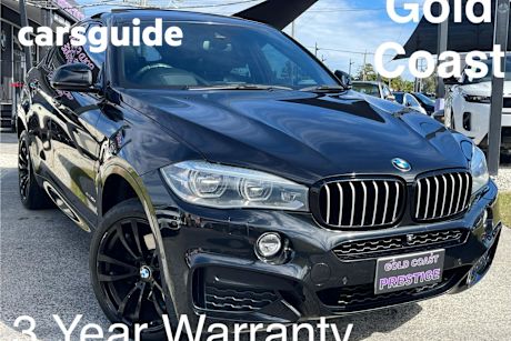 Black 2016 BMW X6 Coupe Xdrive 40D