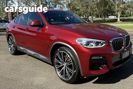 Red 2019 BMW X4 Coupe Xdrive 30I M Sport