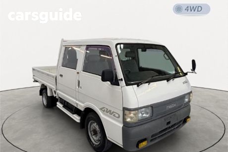 White 2000 Mazda F1000 Ute Tray Brawny