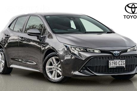 Grey 2021 Toyota Corolla Hatchback Ascent Sport Hybrid