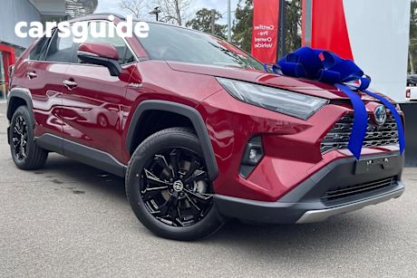 Red 2024 Toyota RAV4 Wagon Cruiser (awd) Hybrid
