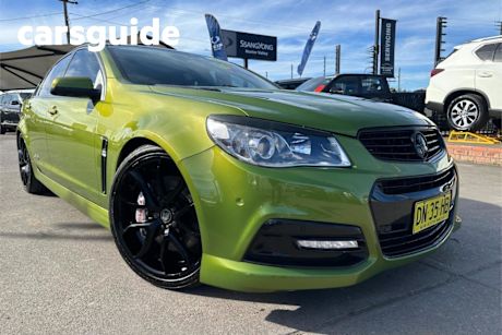 Green 2015 Holden Commodore Sedan SS