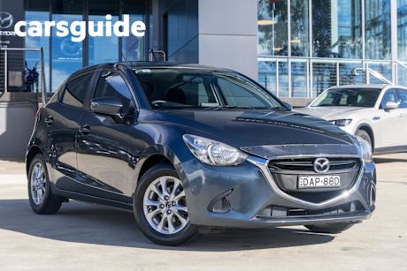 Grey 2015 Mazda 2 Hatchback Maxx