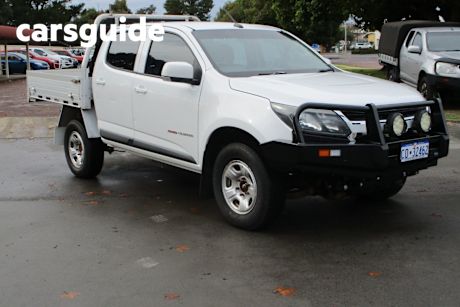 White 2018 Holden Colorado Crew Cab Chassis LS (4X4)