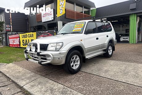 White 2002 Toyota Landcruiser Prado Wagon GXL (4X4)