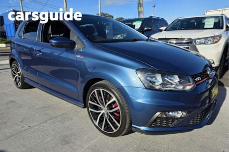 Blue 2015 Volkswagen Polo Hatchback GTI
