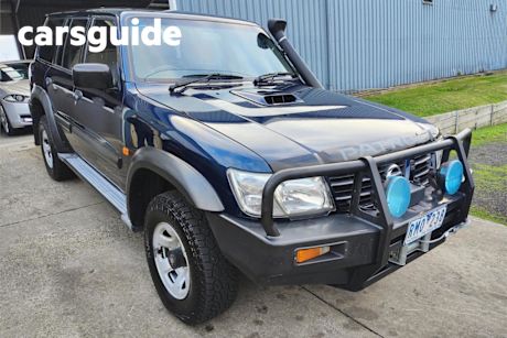 Blue 2001 Nissan Patrol Wagon ST (4X4)