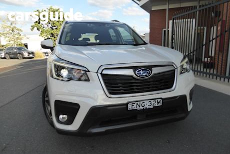 White 2021 Subaru Forester Wagon 2.5I (awd)