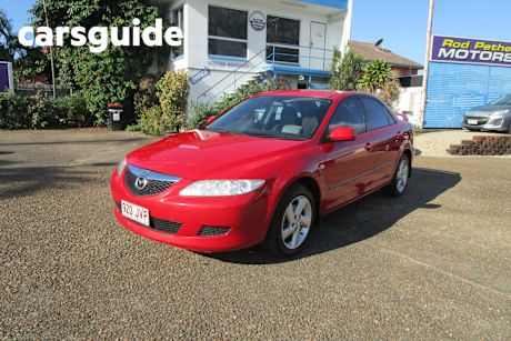 Red 2004 Mazda 6 Sedan Classic