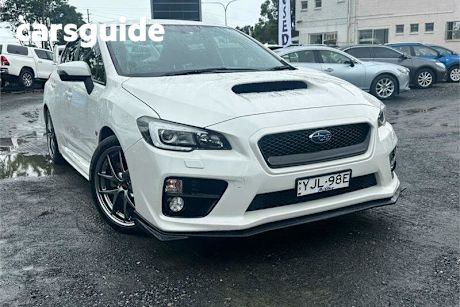 White 2014 Subaru WRX Sedan (AWD)