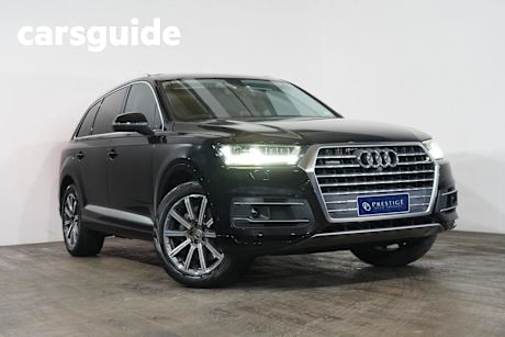 Black 2017 Audi Q7 Wagon 3.0 TDI Quattro