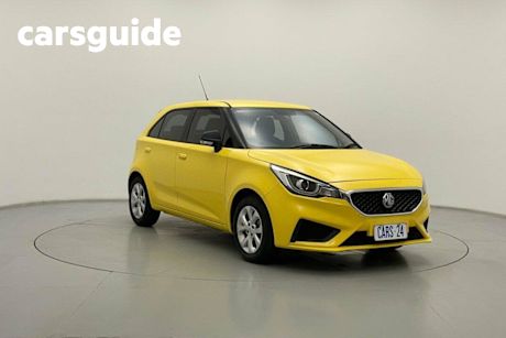 Yellow 2020 MG MG3 Hatchback Core