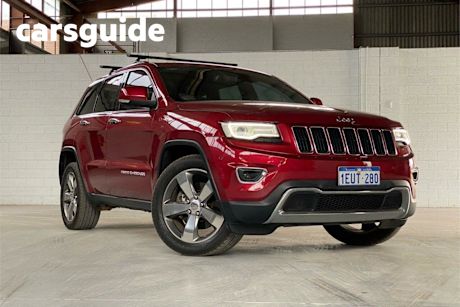 Red 2015 Jeep Grand Cherokee Wagon Limited (4X4)