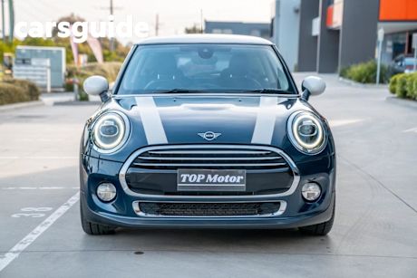 Blue 2019 Mini Cooper Hatchback 3D Hatch