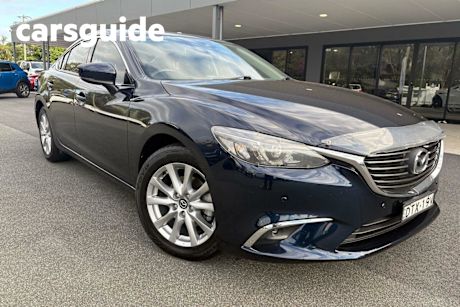 Blue 2018 Mazda 6 Sedan Touring