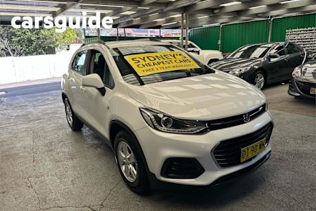 White 2018 Holden Trax Wagon LS (5YR)