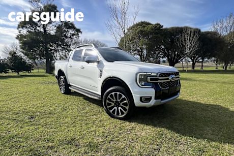 White 2024 Ford Ranger Double Cab Pick Up Platinum 3.0 (4X4)