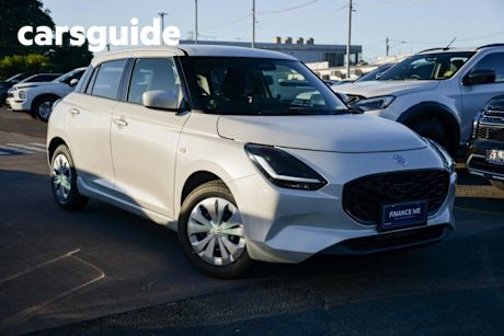 White 2024 Suzuki Swift Hatchback Hybrid