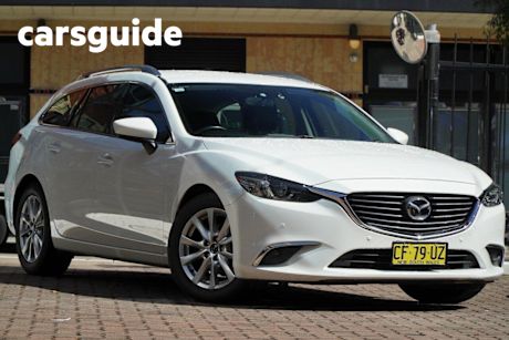 White 2015 Mazda 6 Wagon Touring