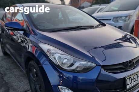 Blue 2013 Hyundai Elantra Sedan Elite