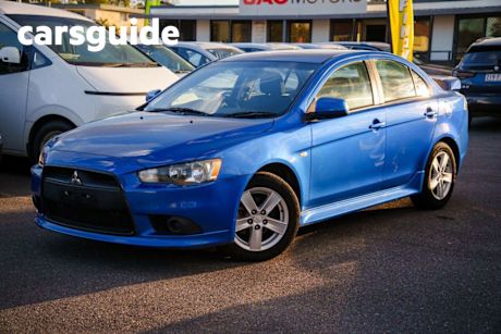 Blue 2014 Mitsubishi Lancer Sedan ES Sport