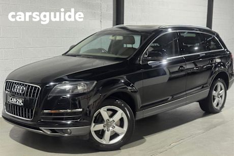 Black 2013 Audi Q7 Wagon 3.0 TDI Quattro