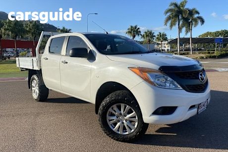 White 2015 Mazda BT-50 Dual Cab Utility XT (4X4)