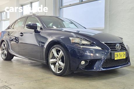 Blue 2014 Lexus IS350 Sedan Sports Luxury