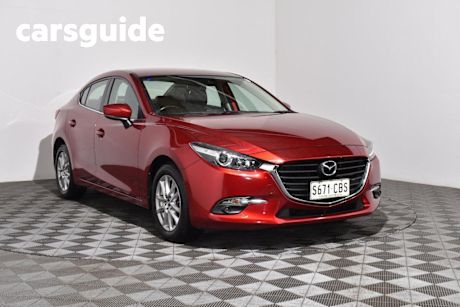 Red 2019 Mazda 3 Sedan G20 Touring