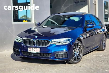 Blue 2020 BMW 530I Sedan M Sport