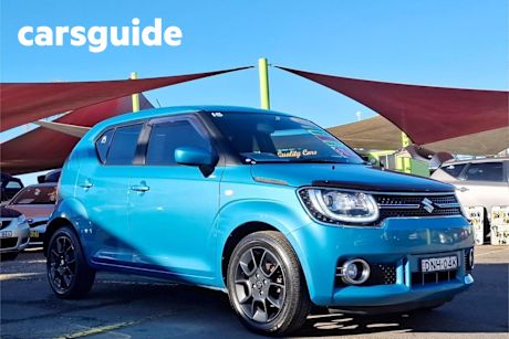 Blue 2017 Suzuki Ignis Wagon GLX