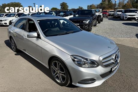Silver 2016 Mercedes-Benz E200 Sedan