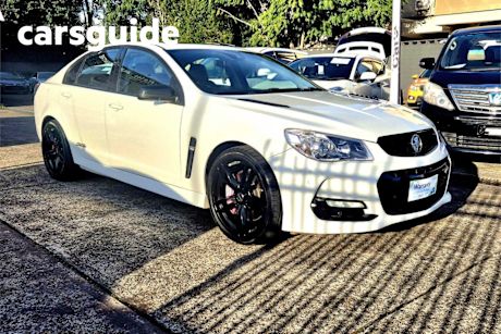 White 2017 Holden Commodore Sedan SS-V Redline