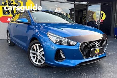 Blue 2018 Hyundai I30 Hatchback Active