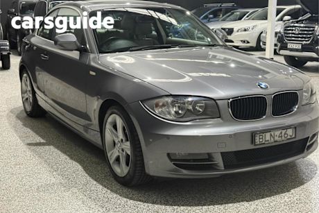Grey 2009 BMW 123D Coupe