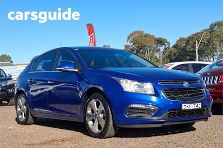 Blue 2016 Holden Cruze Hatchback Z-Series