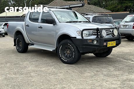 Silver 2015 Mitsubishi Triton Double Cab Utility GLX (4X4)