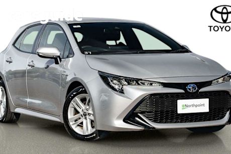 Silver 2022 Toyota Corolla Hatchback Ascent Sport Hybrid