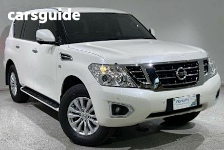 White 2019 Nissan Patrol Wagon TI (4X4) (5YR)