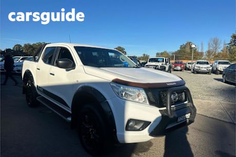 White 2018 Nissan Navara Dual Cab Pick-up ST (4X4) Black Edition