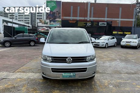 Silver 2013 Volkswagen Multivan Wagon HIGHLINE TDI400 4 MOTION T5 MY13