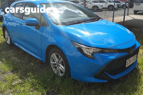 Blue 2020 Toyota Corolla Hatchback SX