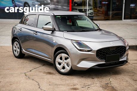 Silver 2024 Suzuki Swift Hatchback Hybrid Plus